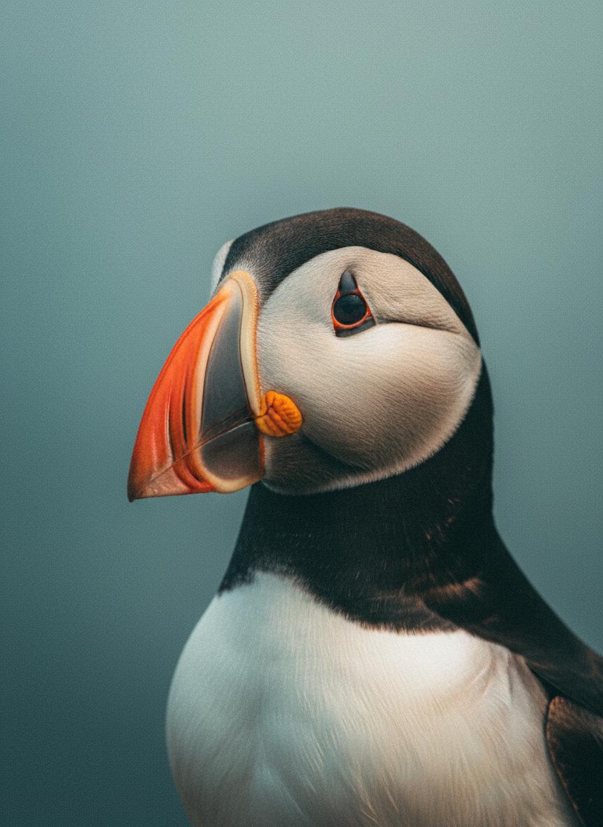 Puffin portrait